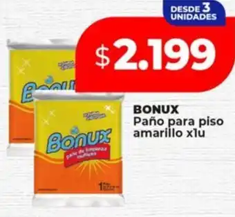 Supermayorista Vital BONUX Paño para piso Amarillo oferta