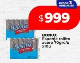 Supermayorista Vital BONUX Esponja rollito acero oferta