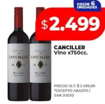 Supermayorista Vital CANCILLER Vino oferta