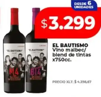 Supermayorista Vital EL BAUTISMO Vino oferta