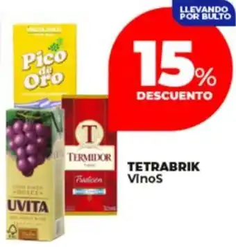 Supermayorista Vital TETRABRIK Vinos oferta