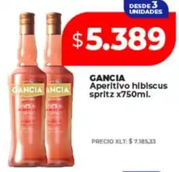 Supermayorista Vital GANCIA Aperitivo hibiscus spritz oferta