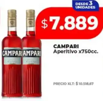 Supermayorista Vital CAMPARI Aperitivo oferta