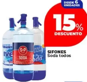 Supermayorista Vital SIFONES Soda todos oferta