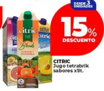 Supermayorista Vital CITRIC Jugo tetrabrik sabores oferta