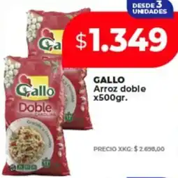 Supermayorista Vital GALLO Arroz doble oferta