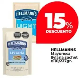 Supermayorista Vital HELLMANNS Mayonesa oferta