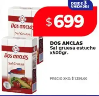 Supermayorista Vital Dos anclas sal gruesa estuche oferta