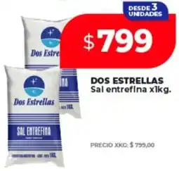 Supermayorista Vital Dos estrellas sal entrefina oferta