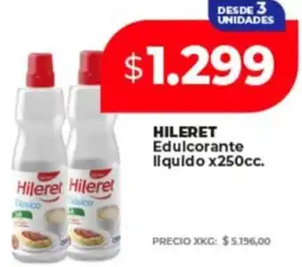 Supermayorista Vital Hileret edulcorante liquido oferta