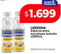 Supermayorista Vital Ledesma edulcorante sucralosa botella oferta