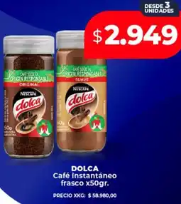 Supermayorista Vital Dolca café instantáneo frasco oferta