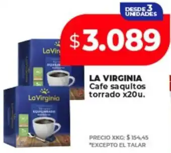 Supermayorista Vital La virginia cafe saquitos torrado oferta