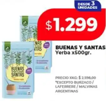 Supermayorista Vital Buenas y santas yerba oferta