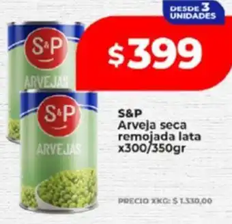 Supermayorista Vital S&p arveja seca remojada lata oferta