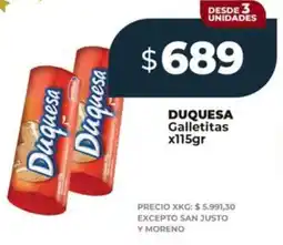 Supermayorista Vital Duquesa galletitas oferta