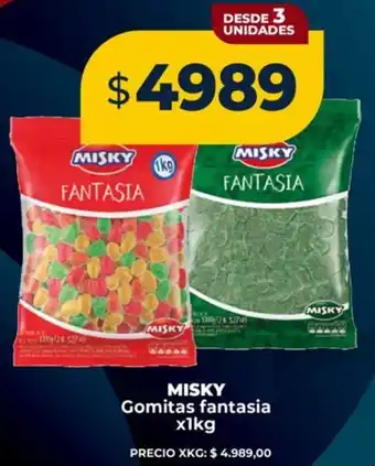 Supermayorista Vital Misky gomitas fantasia oferta