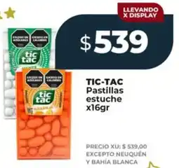 Supermayorista Vital Tic-tac pastillas estuche oferta