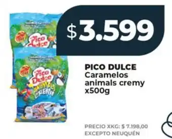 Supermayorista Vital Pico dulce caramelos animals cremy oferta