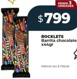 Supermayorista Vital Rocklets barrita chocolate oferta