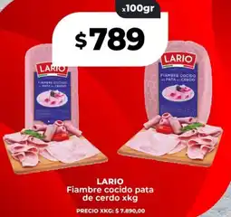 Supermayorista Vital Lario fiambre cocido pata de cerdo oferta