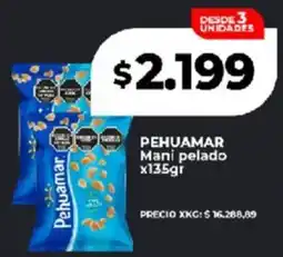 Supermayorista Vital Pehuamar mani pelado oferta