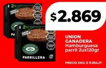 Supermayorista Vital Union ganadera hamburguesa parril oferta