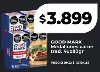 Supermayorista Vital Good mark medallones carne trad. oferta