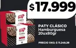 Supermayorista Vital Paty clásico hamburguesa oferta