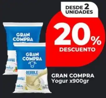 Supermayorista Vital Gran compra yogur oferta