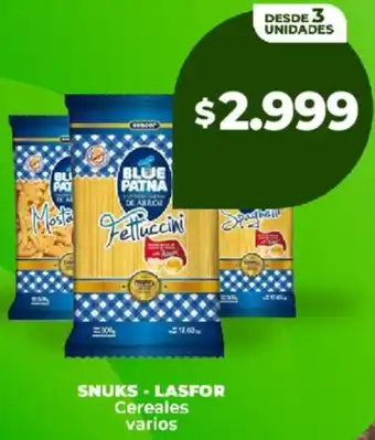 Supermayorista Vital Snuks - lasfor cereales varios oferta