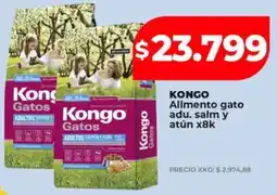 Supermayorista Vital Kongo alimento gato adu. salm y atún oferta