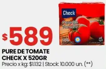 Changomas Pure de tomate check oferta