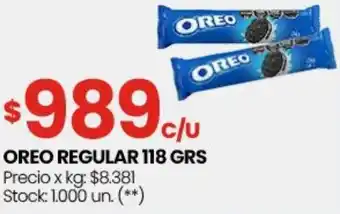 Changomas Oreo regular oferta