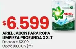 Changomas Ariel jabon para ropa limpieza profunda oferta