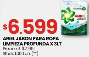 Changomas Ariel jabon para ropa limpieza profunda oferta