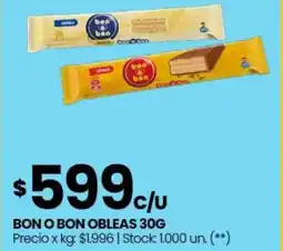 Changomas Bon o bon obleas oferta