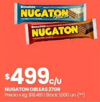 Changomas Nugaton obleas oferta