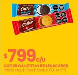 Changomas Cofler galletitas rellenas oferta