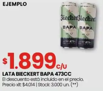 Changomas Lata bieckert bapa oferta