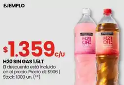 Changomas H20 sin gas oferta