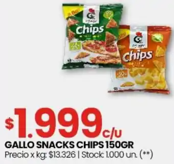 Changomas Gallo snacks chips oferta