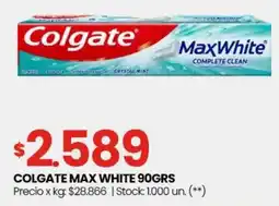 Changomas Colgate max white oferta