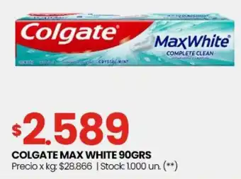 Changomas Colgate max white oferta