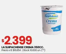 Changomas La suipachense crema oferta