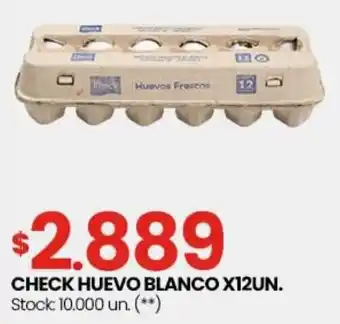 Changomas Check huevo blanco oferta