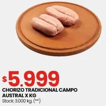 Changomas Chorizo tradicional campo austral oferta