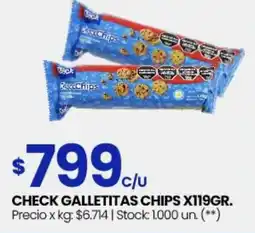 Changomas Check galletitas chips oferta