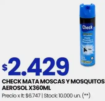 Changomas Check mata moscas y mosquitos aerosol oferta