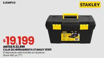 Changomas Stanley Caja de herramienta 19301 oferta